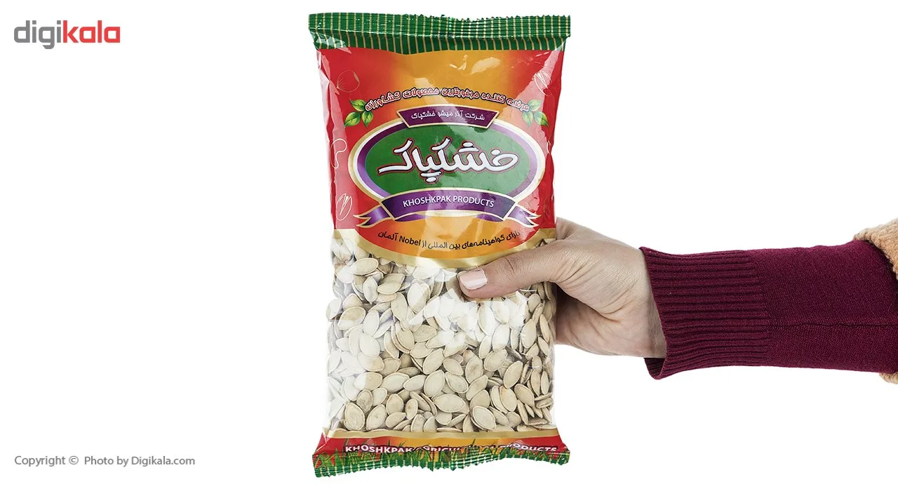 تخمه کدو گوشتی خشکپاک مقدار 450 گرم