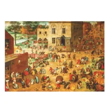 پازل 1000 تکه یوروگرافیکس پازلز مدل Children’s Games كد 6037 مناسب نوجوان و بزرگسال