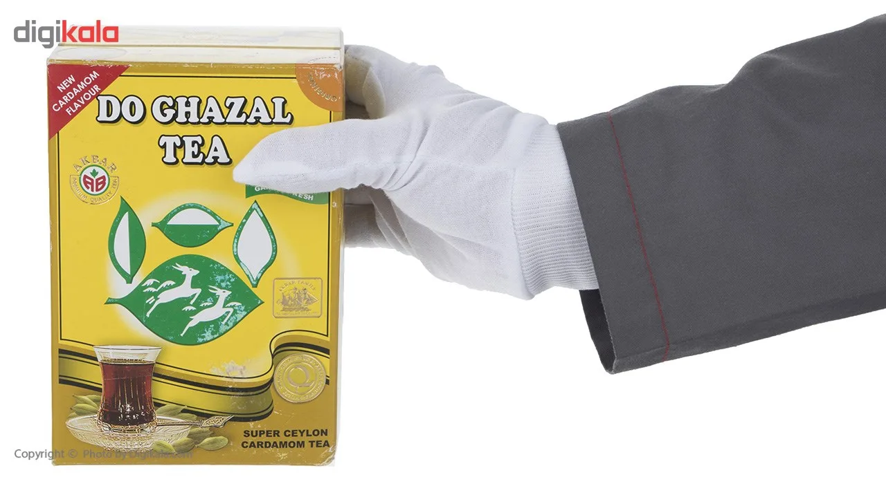 چای دو غزال با طعم هل بسته 500 گرمی