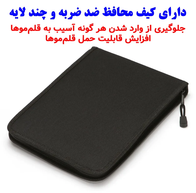 ست قلم مو ژوتینگ کد Professional Violet به همراه پالت مجموعه 13 عددی