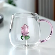 لیوان مدل داخل گلدار بروسیلیکات کد 1369n 2666