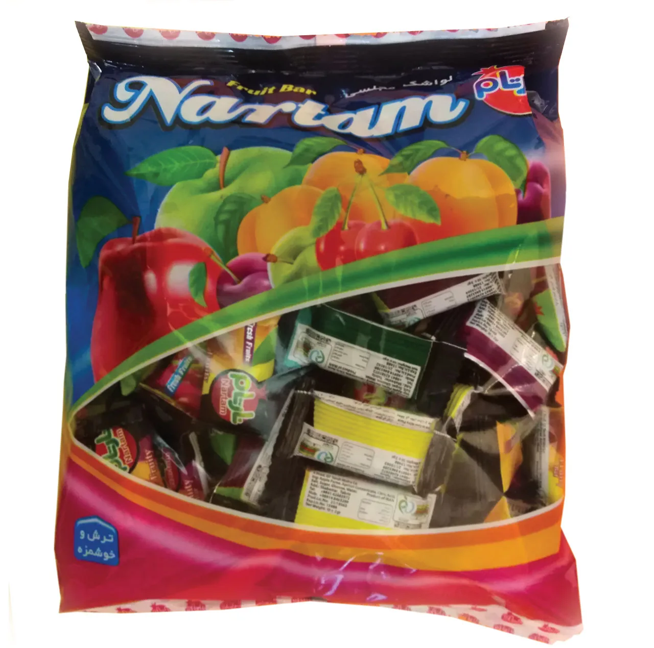 لواشک مجلسی نارتام - 1000 گرم بسته 100 عددی