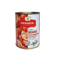 کنسرو لوبیا چیتی با قارچ شهدین - 370 گرم بسته 6 عددی