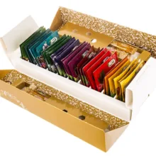 دمنوش گیاهی مهرگیاه بسته 30 عددی به همراه عسل بسته 12 عددی