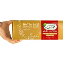 دمنوش گیاهی مهرگیاه بسته 30 عددی به همراه عسل بسته 12 عددی