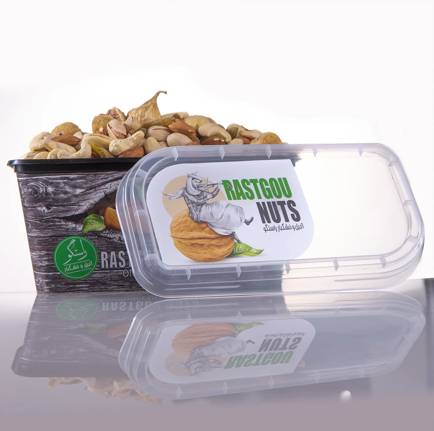 آجیل مخلوط شیرین اکبر راستگو -650 گرم