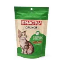 تشویقی گربه اسنکی مدل Crunch طعم مرغ و ماهی وزن 240 گرم مجموعه 4 عددی