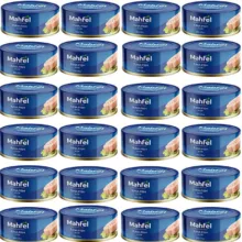 کنسرو ماهی گیدر و هوور در روغن محفل – 180 گرم بسته 24 عددی