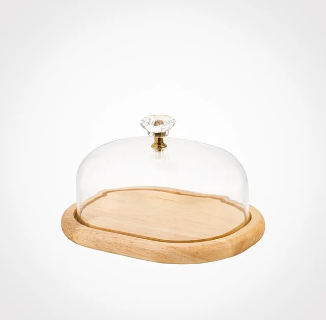 ظرف کره لیمون مدل پایه چوبی کد DH4902