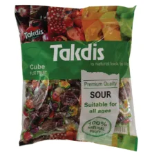 تافی ترش میوه ای تاکدیس – 1000 گرم
