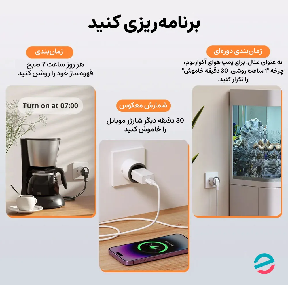 پریز برق هوشمند سونوف مدل S60TPF