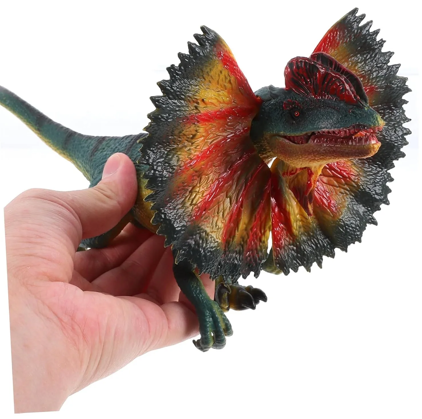 اکشن فیگور مدل دایناسور فک متحرک طرح Dilophosaurus