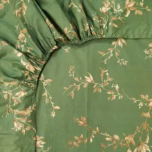 ملحفه کتان نخ پانیذ پود مدل آویسا کد P119 یک نفره سایز 200x120 سانتی‌متر