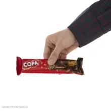ویفر کاکائویی کوپا با طعم شیری - 40 گرم بسته 12 عددی
