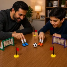 اسباب بازی مدل فوتبال انگشتی بسته 12 عددی