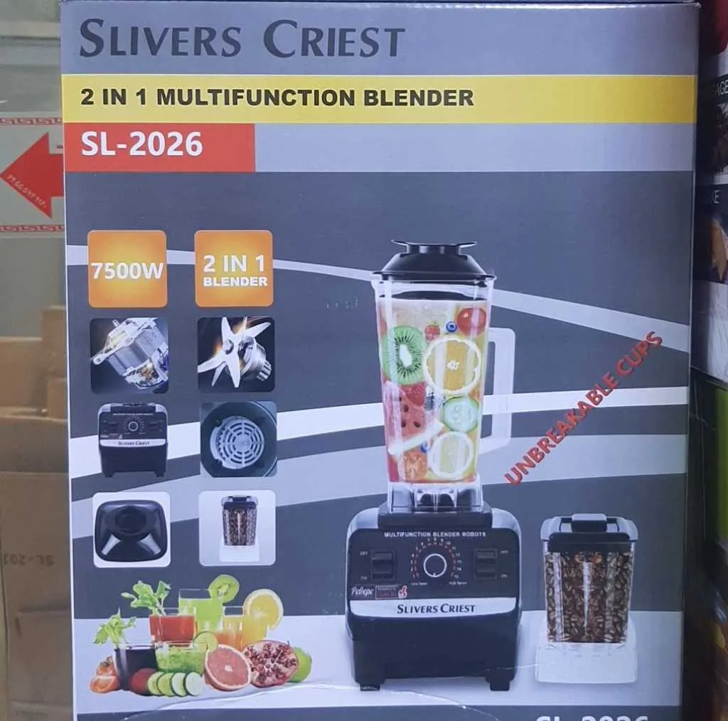 مخلوط کن و آسیاب کن 2 لیتر سیلور کرست مدل SL-2026