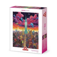 پازل 1000 تکه آرت پازل مدل Colorful Metropolis ,New York كد 41030 مناسب نوجوان و بزرگسال