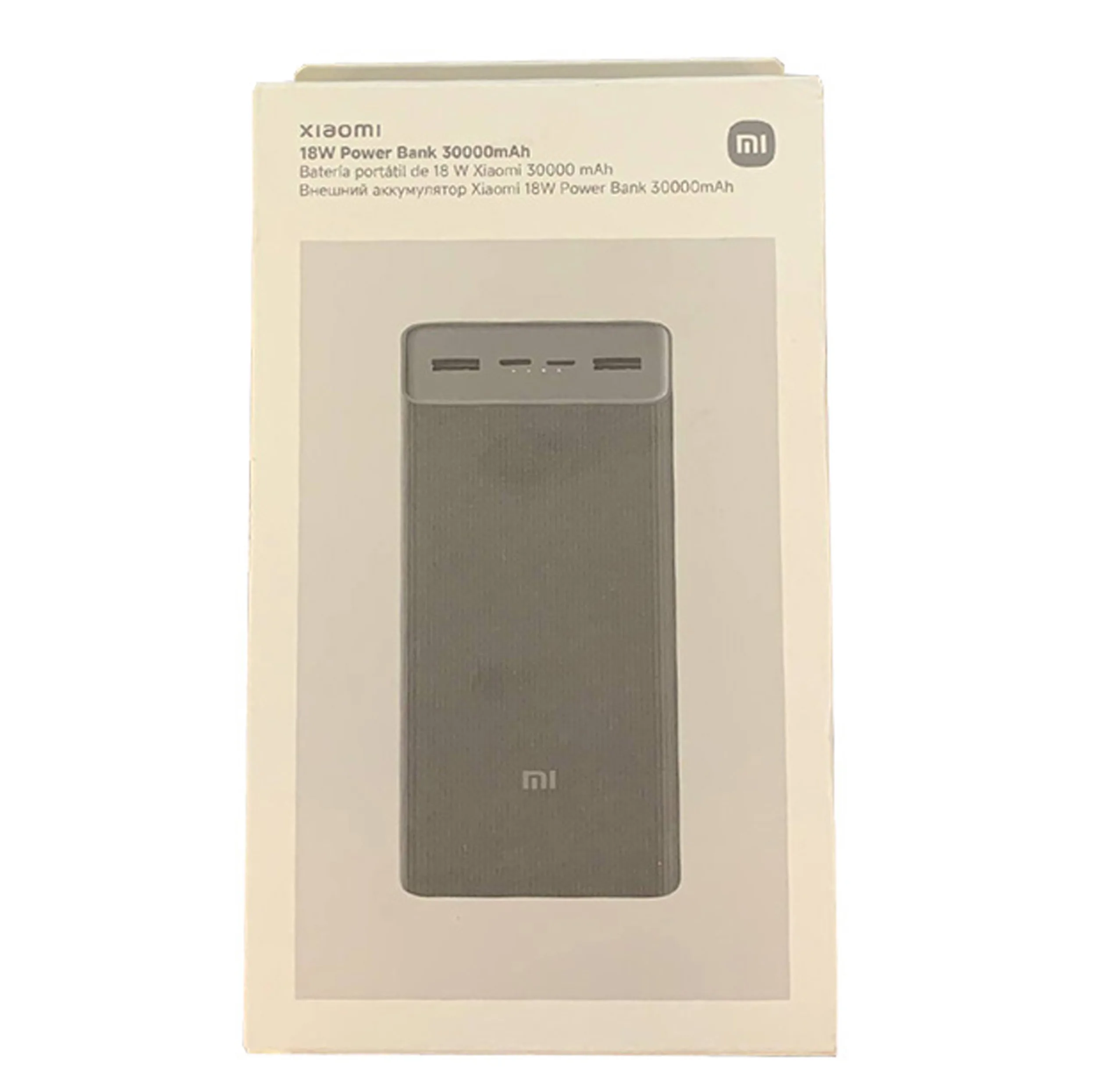 پاوربانک 18 وات شیائومی مدل Mi PB3018ZM ظرفیت 30000 میلی آمپر ساعت