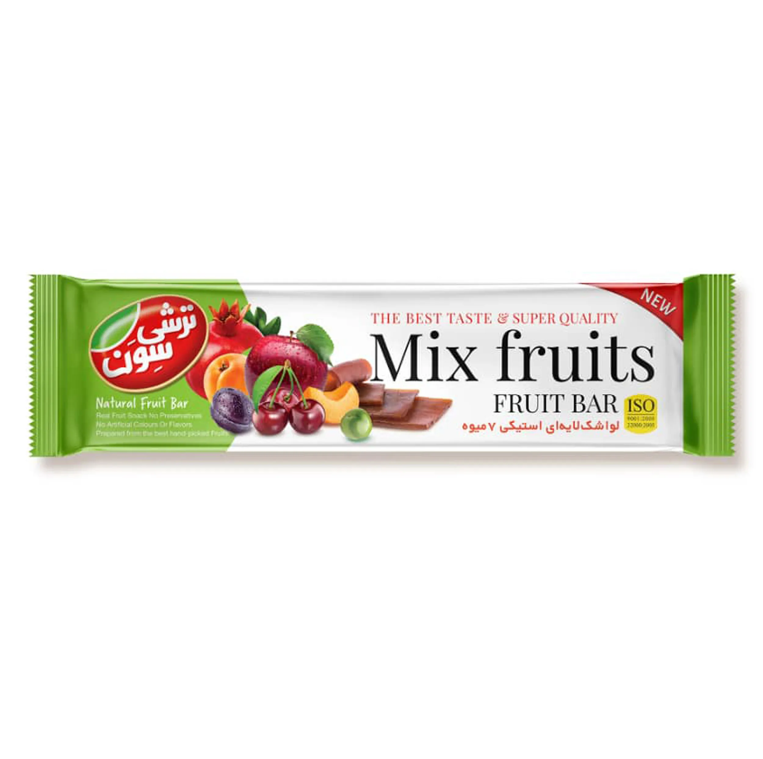 لواشک مخلوط هفت میوه استیکی ترشی سون - 90 گرم بسته 10 عددی
