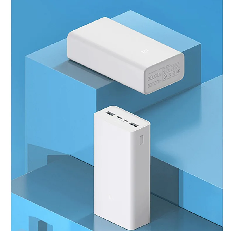 پاوربانک 18 وات شیائومی مدل Mi PB3018ZM ظرفیت 30000 میلی آمپر ساعت