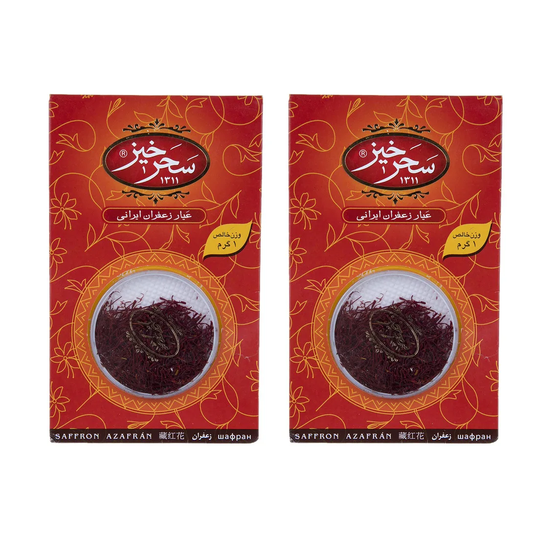 زعفران سرگل سحرخیز - 1 گرم بسته 2 عددی