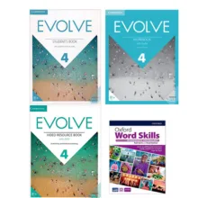 کتاب Evolve 4 و Oxford Word Skills Intermediate 2nd اثر جمعی از نویسندگان انتشارات دانشگاه کمبریج 4 جلدی