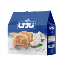 کلوچه مغزدار نارگیلی نادی – 100 گرم بسته 10 عددی