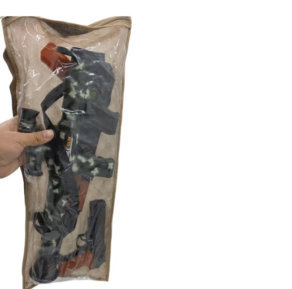 ست تفنگ بازی ناب سل مدل کماندو آر پی جی کلاشینکف کلت RPG AK-47 COLT