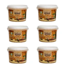 کره بادام زمینی رژیمی ساده اسپراس – 250 گرم بسته 6 عددی
