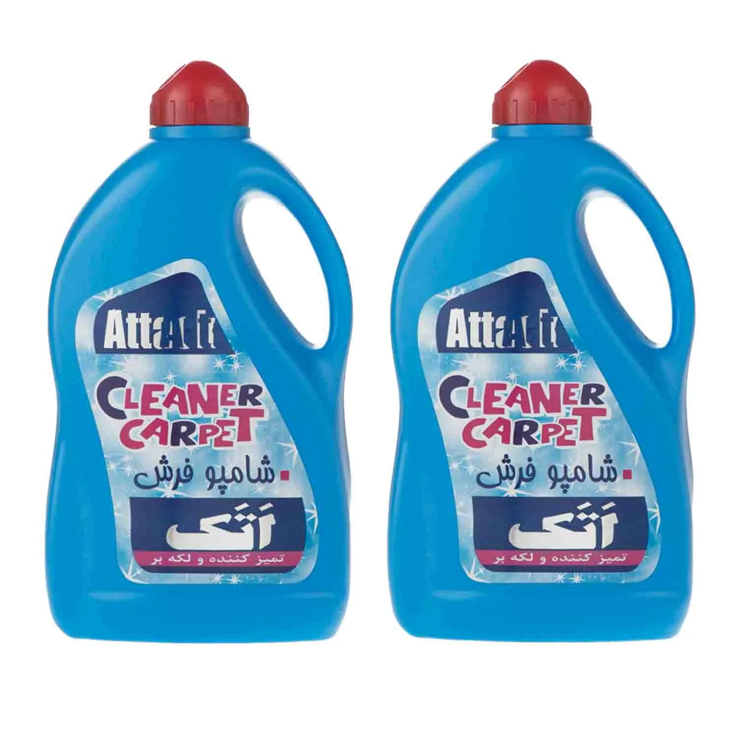 شامپو فرش اتک مدل Blue-2 حجم 1000 میلی لیتر مجموعه 2 عددی