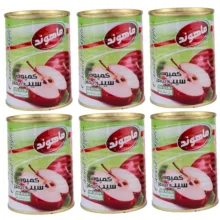 کمپوت سیب ماهوند - 350 گرم مجموعه دوازده عددی