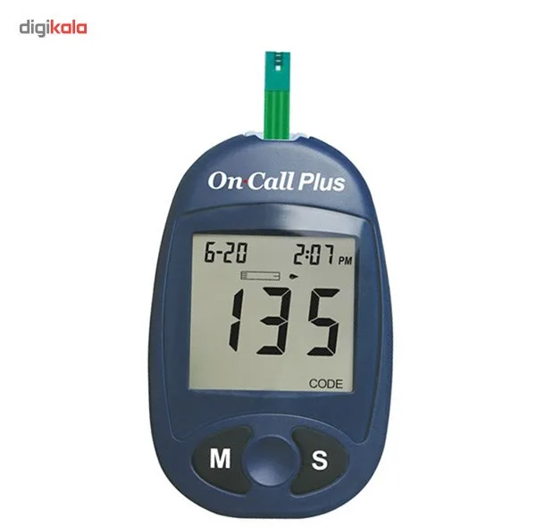 تست قندخون ایکان On Call Plus G113-111 به همراه یک بسته نوار تست On Call Plus G133-115