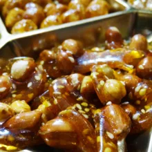 سوهان عسلی پنج مغز پذیرایی - 500 گرم