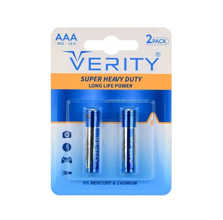 باتری قلم و نیم قلم وریتی مدل SUPER HEAVY DUTY بسته 24 عددی