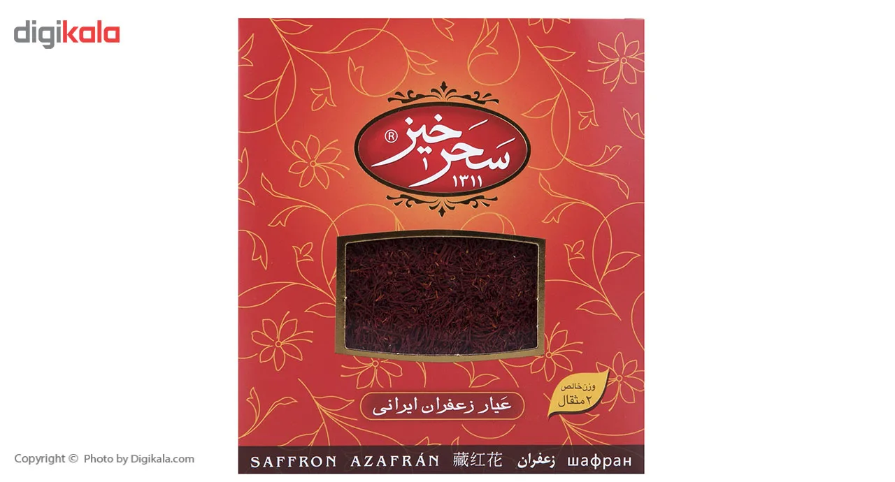 زعفران سرگل کادوئی سحرخیز مقدار 9.216 گرم