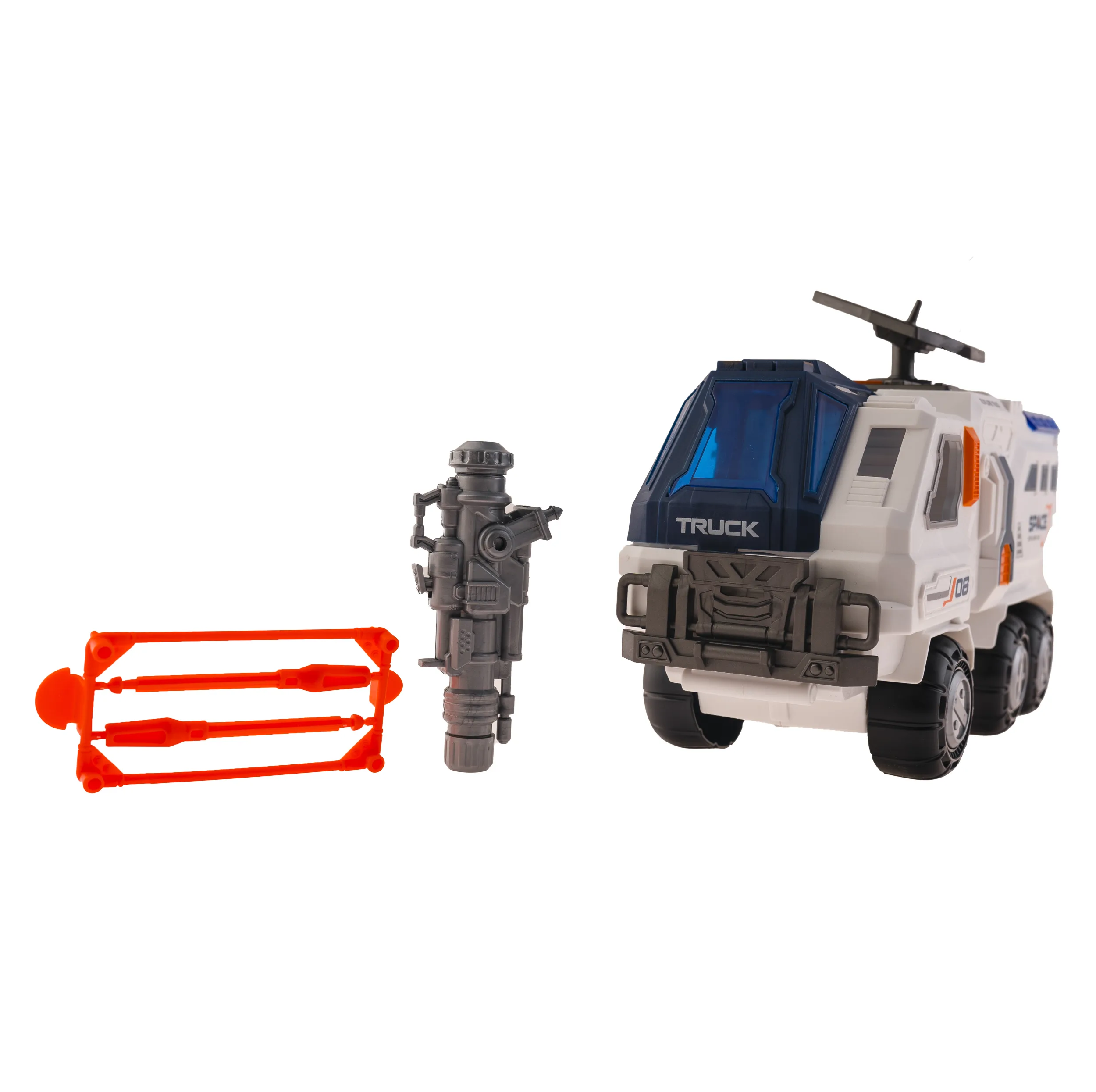 اسباب بازی طرح کامیون فضایی و فضانورد مدل space explore truck کد H -204