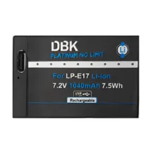 باتری لیتیومی قابل شارژ دی بی کی مدل dbk np-17 ظرفیت 1000 میلی‌آمپرساعت