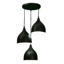 لوستر رایکا 3 شعله مدل شیپوری کوتاه کد ROS760