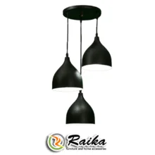 لوستر رایکا 3 شعله مدل شیپوری کوتاه کد ROS760
