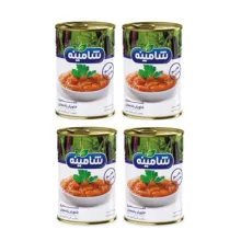 کنسرو خاویار بادمجان شامینه – 350 گرم بسته 4عددی
