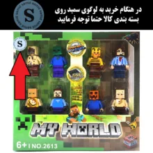 اکشن فیگور سمید مدل لگویی ماینکرفت مجموعه 8 عددی