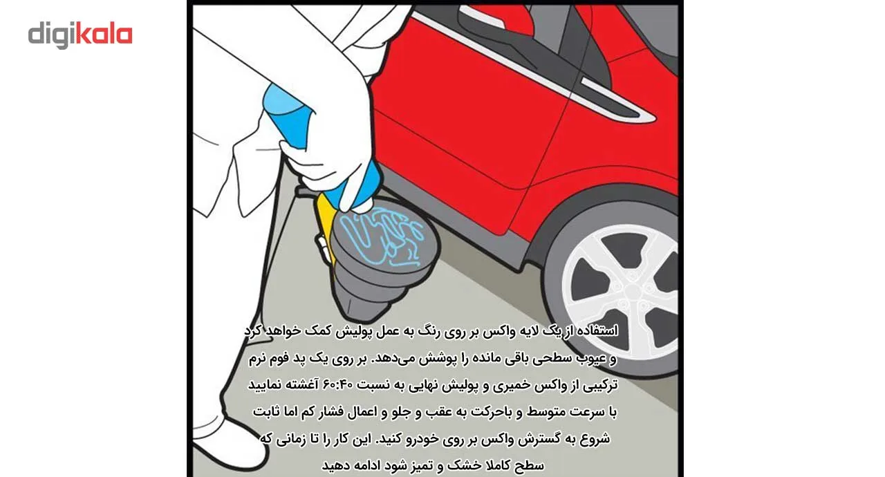 پولیش بدنه خودرو جلاسنج مدل نرم حجم 170 گرم