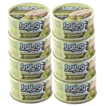 کنسرو ماهی تن در روغن زیتون خوراکی ویلورا – 180 گرم بسته 8 عددی