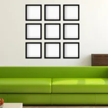 قاب عکس مدل 166-215 سایز 20×20 سانتی متر بسته نه عددی