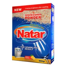 پودر ماشین ظرفشویی ناتار مدل لیمو وزن 900 گرم