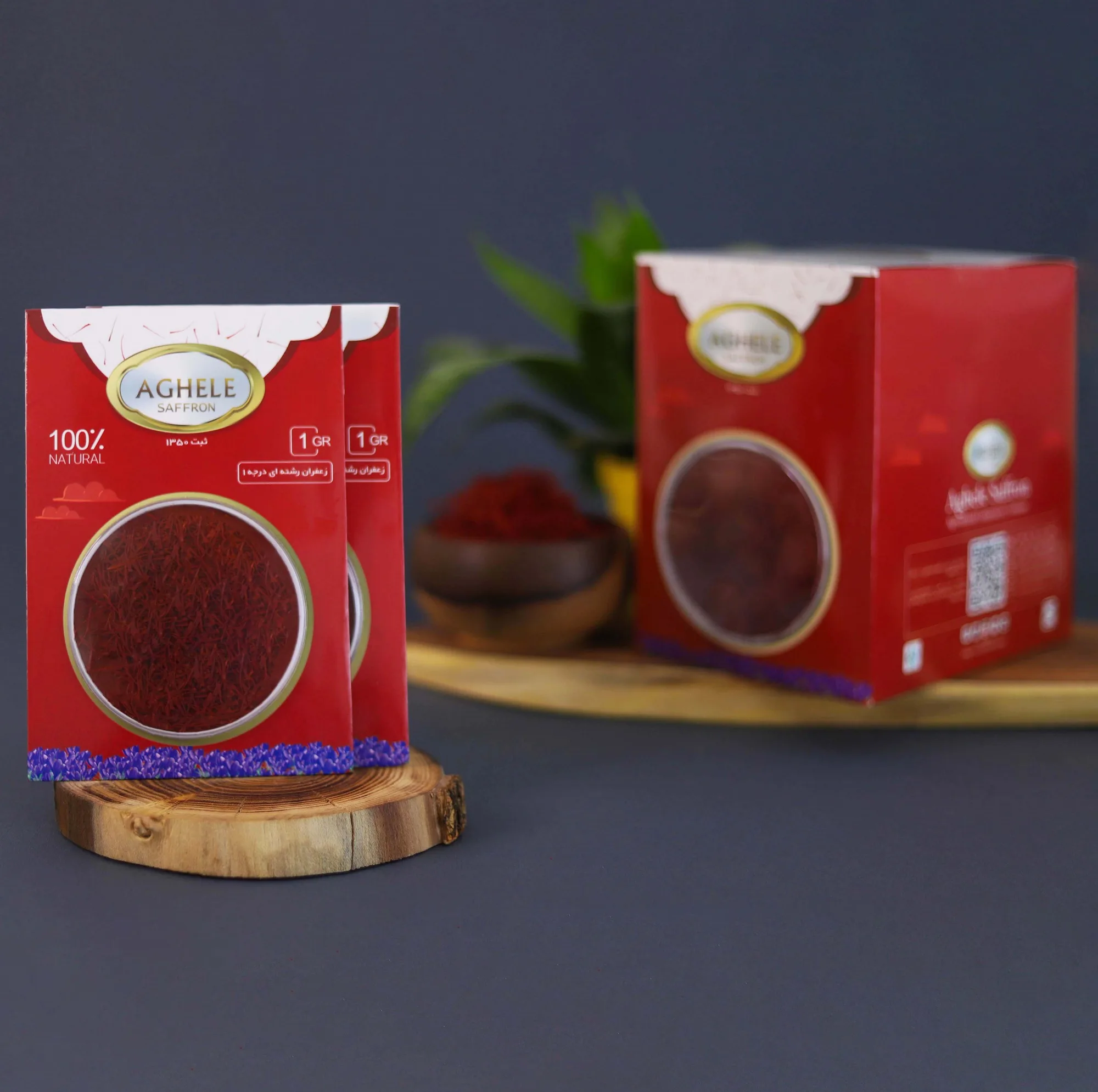 زعفران سوپر نگین عاقله - 1 گرم مجموعه 10 عددی