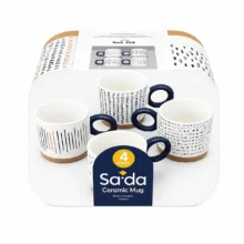 ماگ سایدا طرح قطره مجموعه 4 عددی