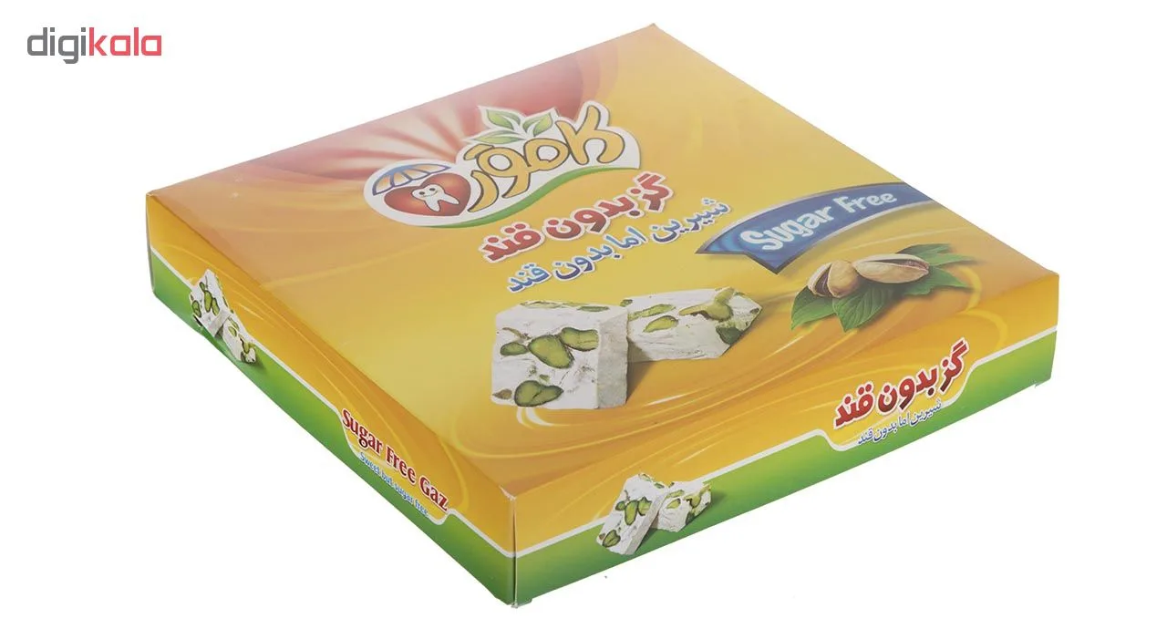 گز بدون قند کامور مقدار 230 گرم