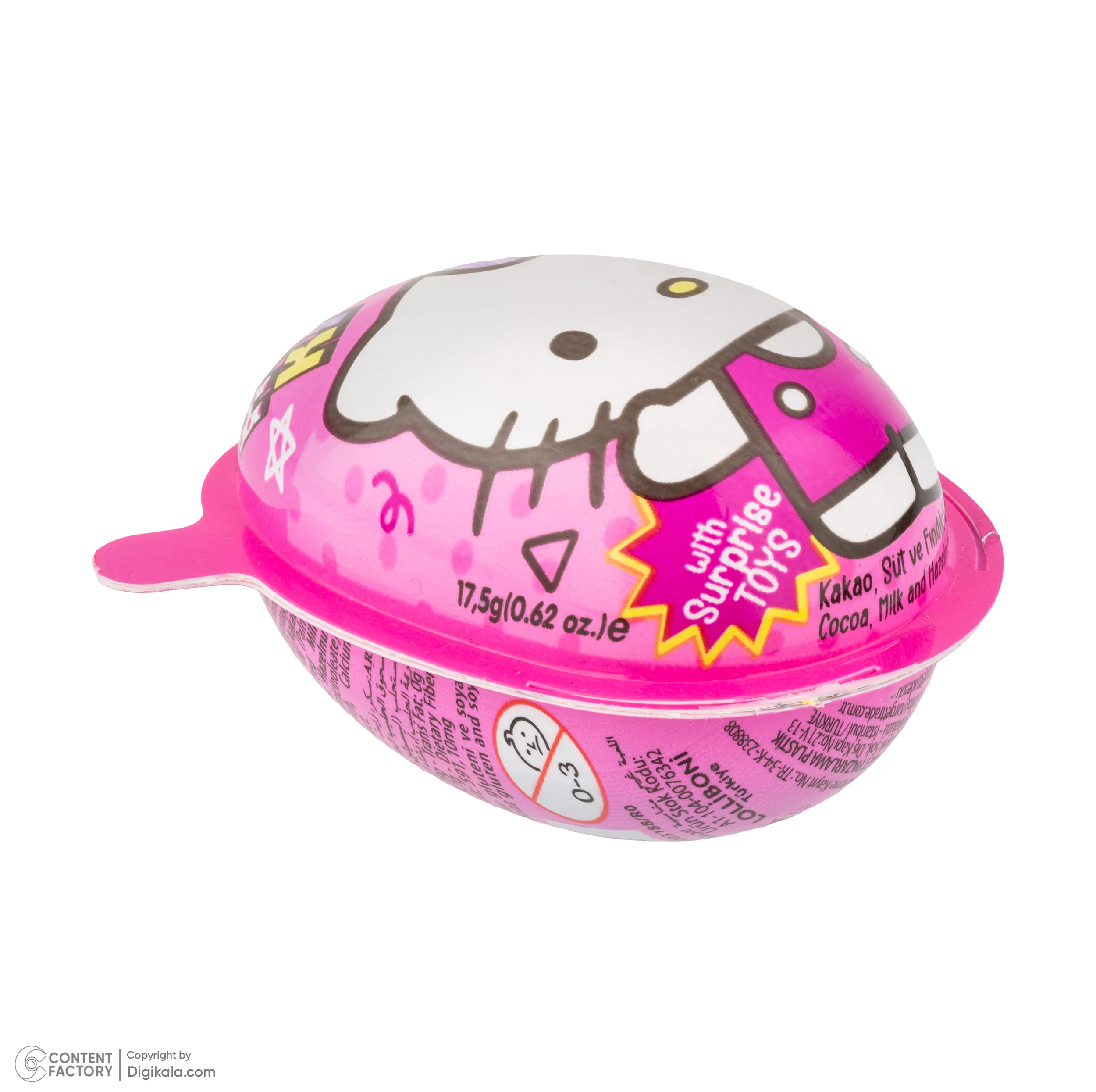 تخم مرغ شانسی ساریو مدل Hello Kitty
