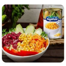 کنسرو ذرت شیرین شامینه - 350 گرم بسته 6 عددی